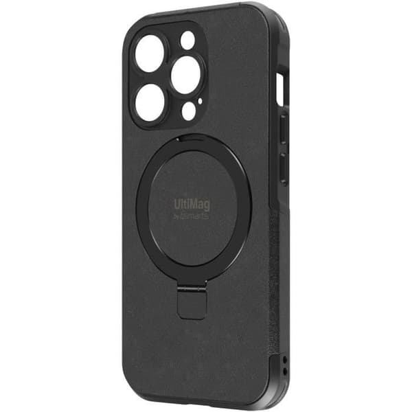 Coque - 4SMARTS - iPhone 15 Pro Max - MagSafe - Videostöd - Svart