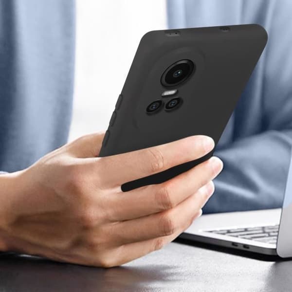 Skyddsfodral - AVIZAR - Oppo Reno 10/10 Pro - Semi-stift - Riem inkluderad - Svart