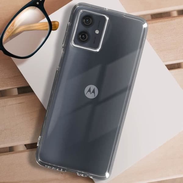 Siliconfodral - AVIZAR - Moto G54 - Transparent - Stötskydd - Ultrafin
