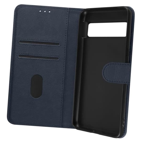 Fodral för Google Pixel 8 Pro - AVIZAR - Chesterfield - Wallet Flip - Videosupportfunktion - Blå