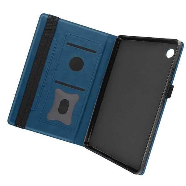 Fodral till Samsung Galaxy Tab A9 - AVIZAR - Plånbok med flera fack - Videostöd - Blå