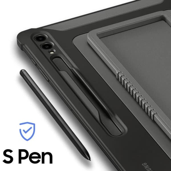 Galaxy Tab S9 Ultra-skal - Samsung - Militärstandard - Justerbart stativ - Inbyggd pennhållare - Svart