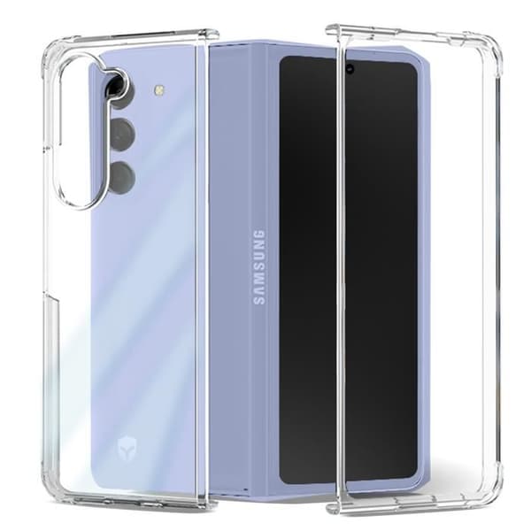 Coque 360° - FORCE CASE - Galaxy Z Fold 5 - Stöttålig 2m - Tunn design - Transparent