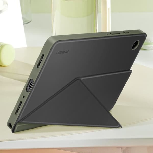 Samsung Tab A9 Plus Fodral Flerpositionsstöd Original Smart Book Cover Svart