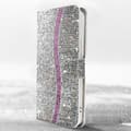 Miniatyrbild 3 av 4: Fodral för Samsung Galaxy A34 5G Glitter Disco Wallet Video Support Silver