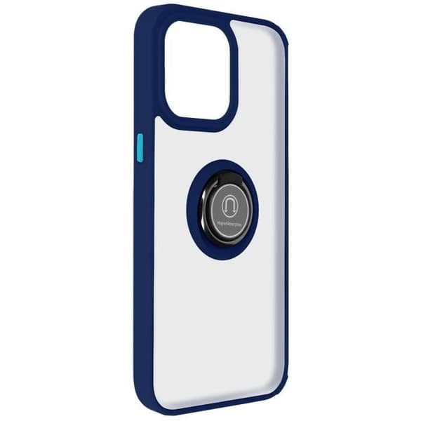 Smartphone-fodral - Ringrip - iPhone 15 Pro - Hållring - Videostöd - Metallfinish