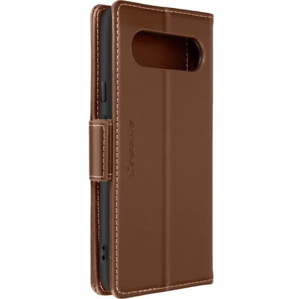 Google Pixel 8 Fodral - AVIZAR Anti-RFID Wallet Video Support Brun