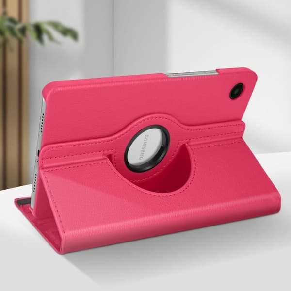 Foliofodral - AVIZAR - Samsung Galaxy Tab A9 - 360° rotation - Full skydd - Rosa
