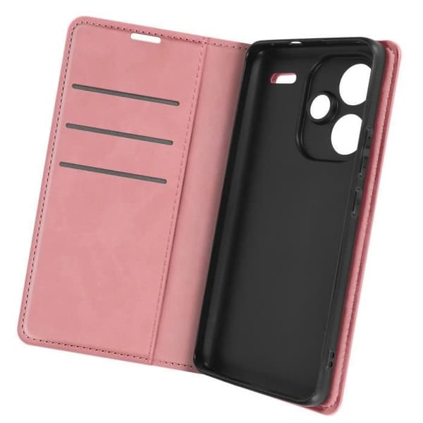 Fodral till Redmi Note 13 Pro Plus - AVIZAR - Mjukt skal - Rosa - Fullständigt skydd - Videostöd