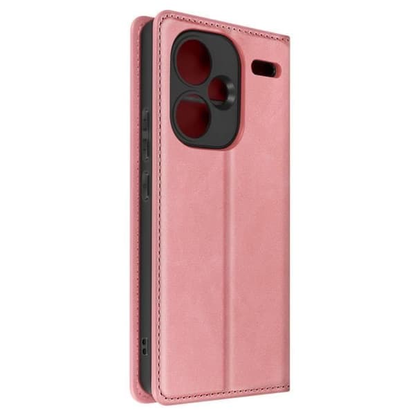 Fodral till Redmi Note 13 Pro Plus - AVIZAR - Mjukt skal - Rosa - Fullständigt skydd - Videostöd
