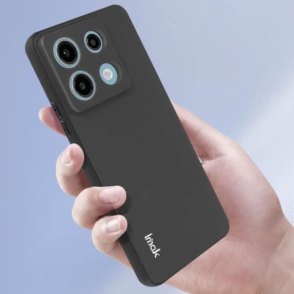 Skyddande skal - IMAK - UC-4 - Mjuk silikon gel - Svart - Xiaomi Redmi Note 13 Pro