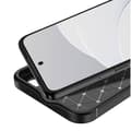 Miniatyrbild 3 av 4: Fodral till Google Pixel 8 Pro Silicone Carbon Fiber Classic Carb Series Black