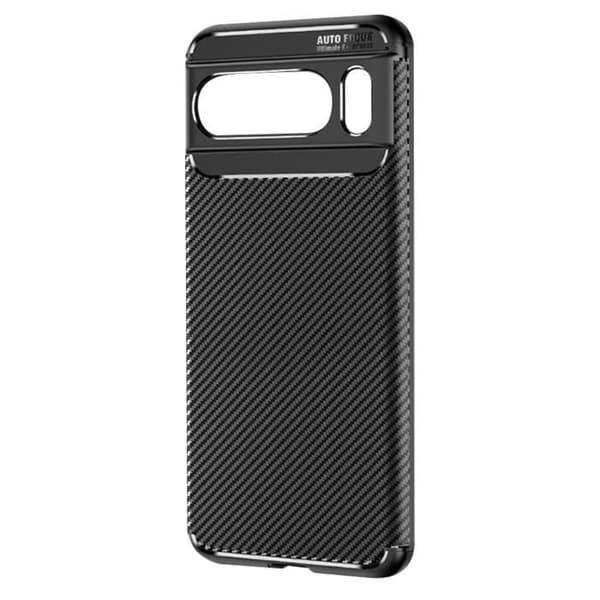 Fodral till Google Pixel 8 Pro Silicone Carbon Fiber Classic Carb Series Black