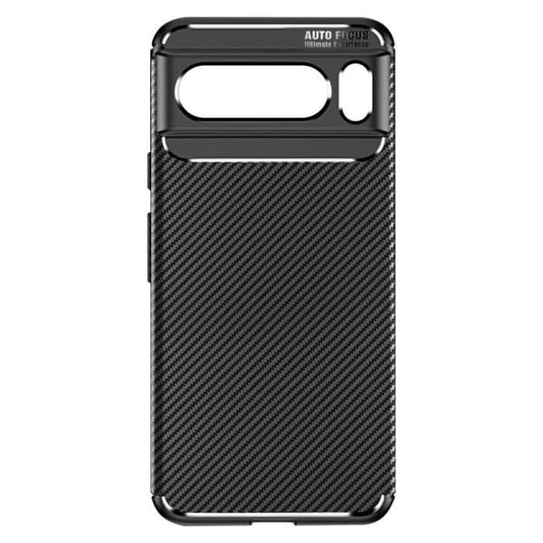 Fodral till Google Pixel 8 Pro Silicone Carbon Fiber Classic Carb Series Black