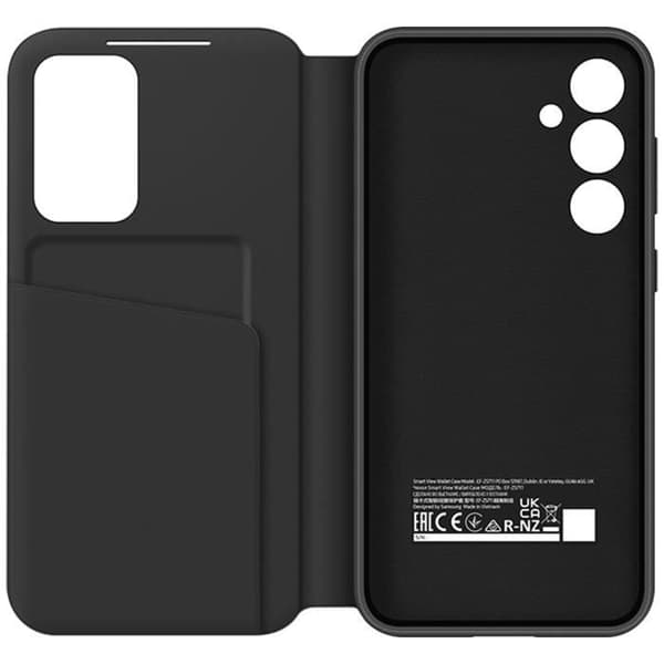 Officiellt fodral - Samsung - S23 FE - Clear View - Svart - Touch Protection