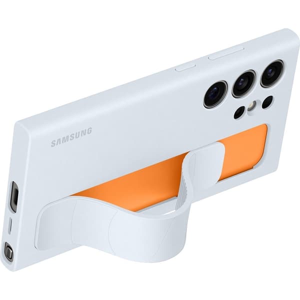 Samsung Original Galaxy S24 Ultra Skal Standing Grip Case Light Blue