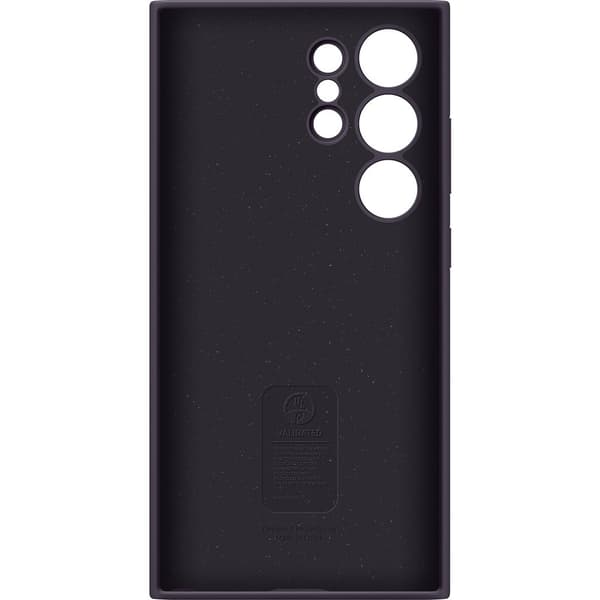 Samsung Original Galaxy S24 Ultra Cover Silicone Case Dark Violet