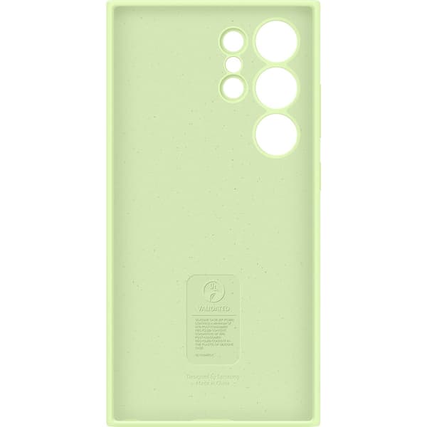 Samsung Original Galaxy S24 Ultra Skal Silicone Case Light Green