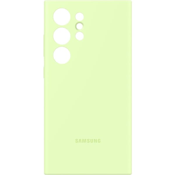 Samsung Original Galaxy S24 Ultra Skal Silicone Case Light Green