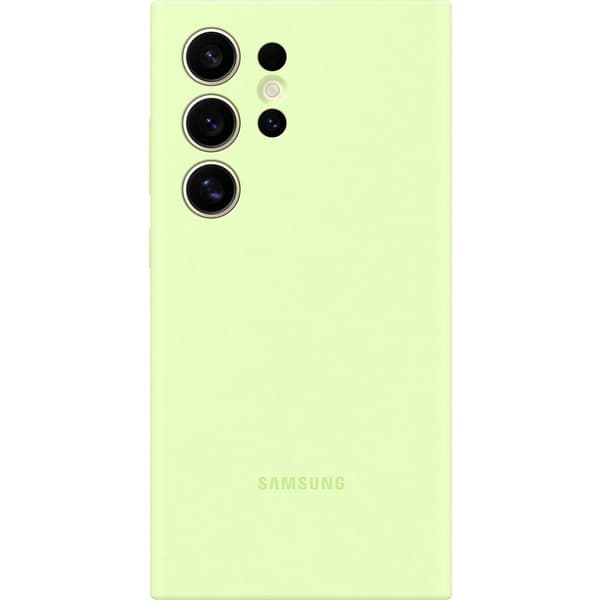 Samsung Original Galaxy S24 Ultra Skal Silicone Case Light Green