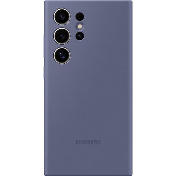 Samsung Original Galaxy S24 Ultra Kuori Silicone Case Violet