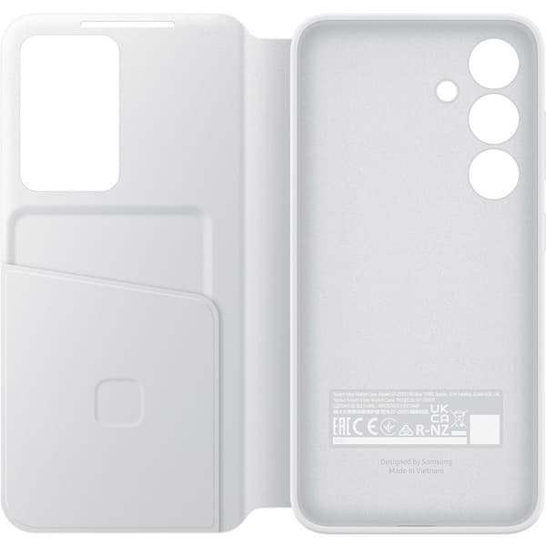 Samsung Original Galaxy S24 Etui Smart View Wallet Case Hvid