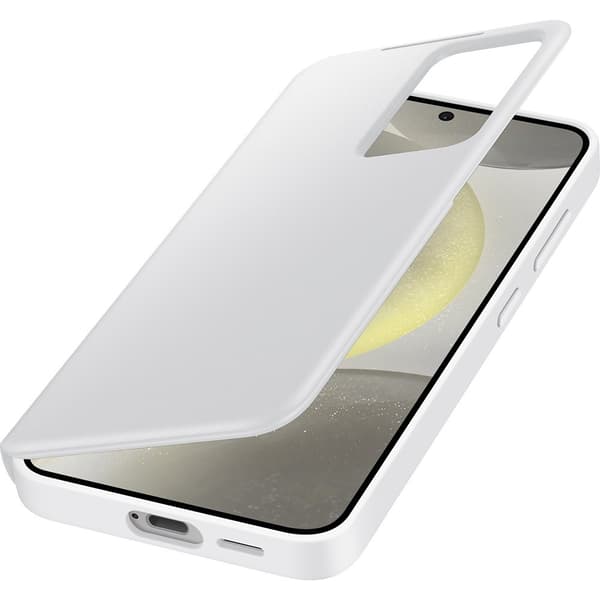 Samsung Original Galaxy S24 Etui Smart View Wallet Case Hvid