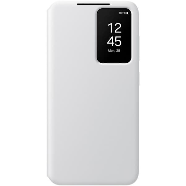 Samsung Original Galaxy S24 Etui Smart View Wallet Case Hvid