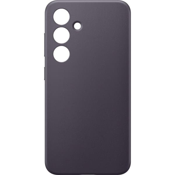 Samsung Original Galaxy S24 Kuori Vegan Leather Case Dark Violet