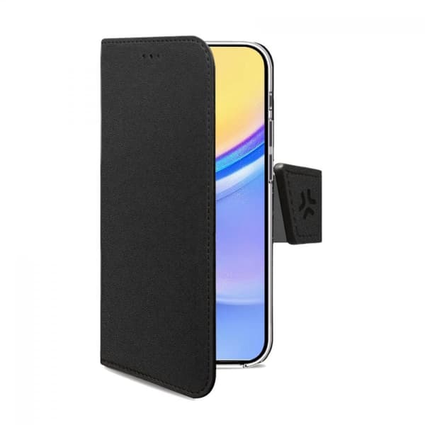 Celly Samsung Galaxy A15 Etui Wally Wallet Case Sort