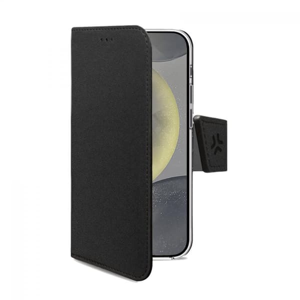 Celly Samsung Galaxy S24 Kotelo Wally Wallet Case Musta