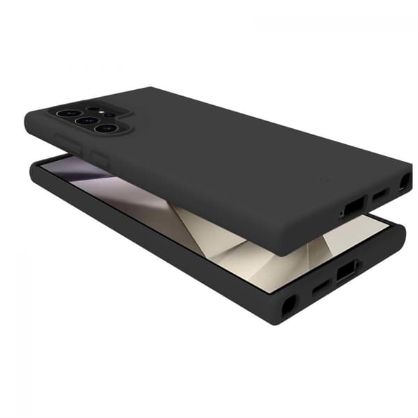Celly Samsung Galaxy S24 Ultra Kuori CROMO Musta