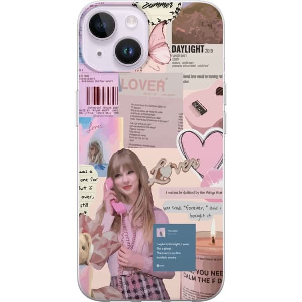 Apple iPhone 14 Läpinäkyvä kuori Taylor Swift