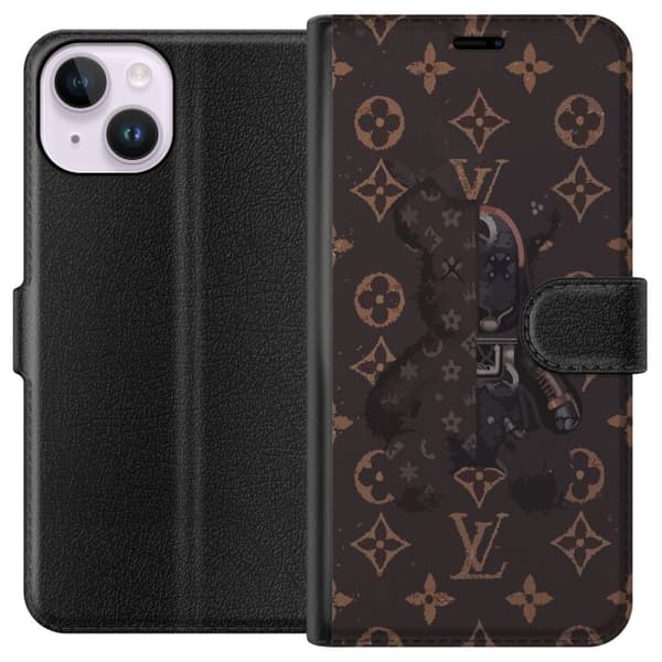 Apple iPhone 15 Tegnebogsetui Nalle LV
