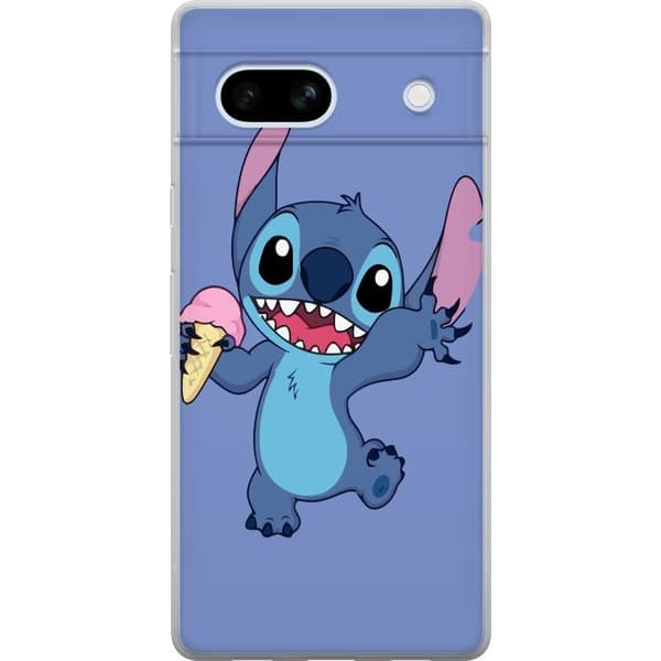 Google Pixel 7a Gjennomsiktig deksel Stitch Glass