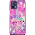 Miniatyrbillede 1 af 3: Motorola Moto G73 Gennemsigtig cover Enhjørning ansigt