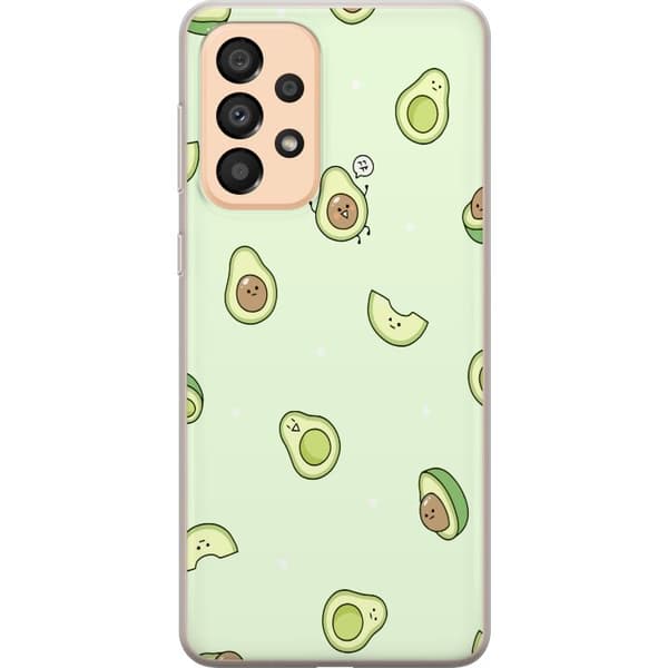 Samsung Galaxy A33 5G Gennemsigtig cover Avocado Mønster