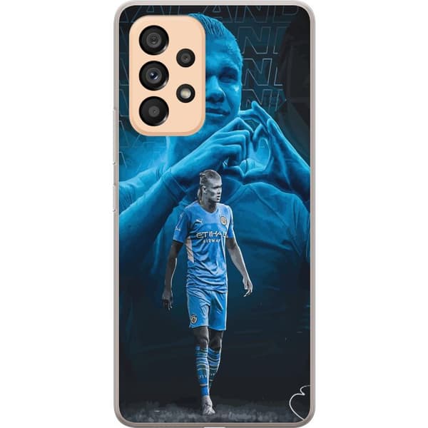 Samsung Galaxy A53 5G Gennemsigtig cover Erling Haaland