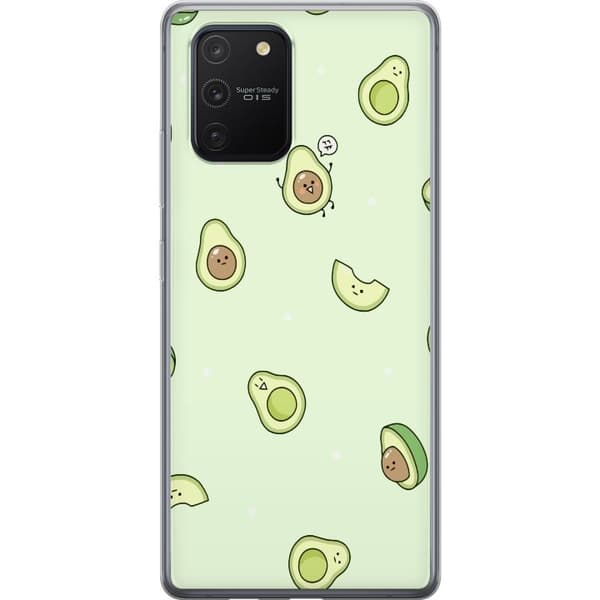 Samsung Galaxy S10 Lite Genomskinligt Skal Avocado Mönster