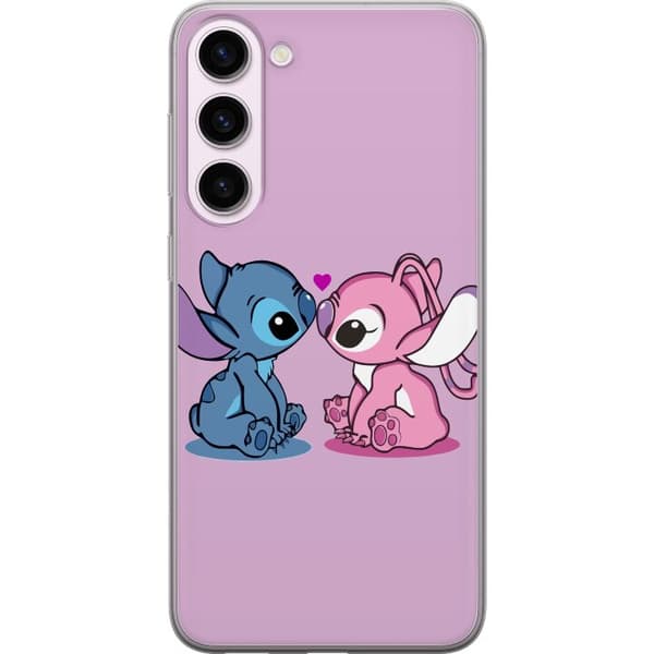 Samsung Galaxy S23+ Genomskinligt Skal Stitch-Kärlek