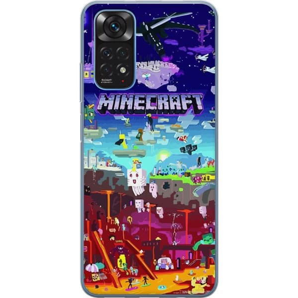Xiaomi Redmi Note 11 Gennemsigtig cover Minecraft