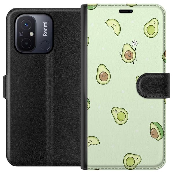 Xiaomi Redmi 12C Plånboksfodral Avocado Mönster