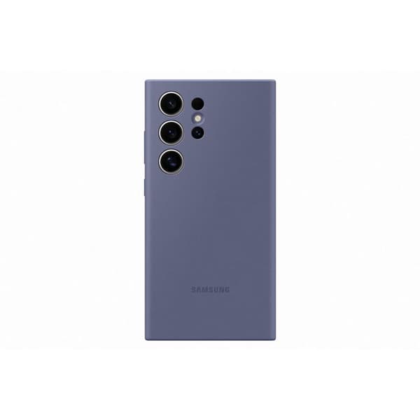 Coque - SAMSUNG - Galaxy S24 Ultra - Silikon - Lila - Stöt- och repmotståndskraft