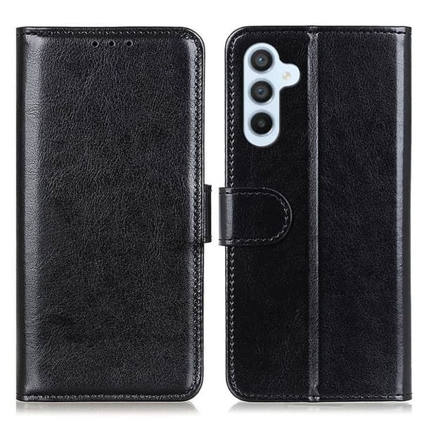 Samsung Galaxy S24 Plus Fodral i skinnimmitation - Svart