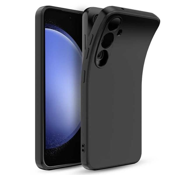 Samsung S24 Plus Gummieret skalvæske - Sort