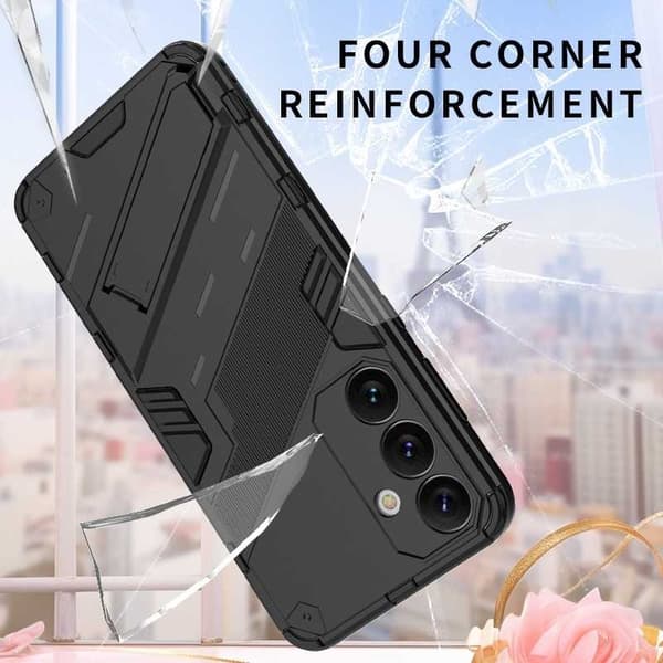 Samsung S24 Plus Stöttåligt Skal med Kickstand ThinArmor V2 - Grön