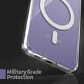 Miniatyrbillede 6 af 6: Samsung S24 Plus Transparent stødabsorberende cover MagSafe-kompatibel