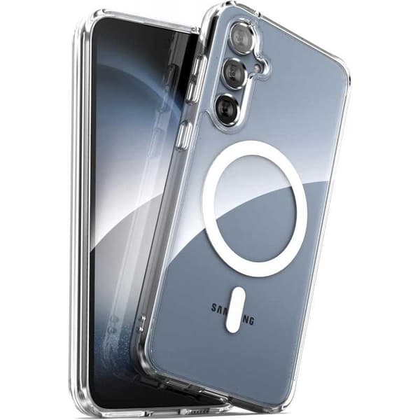 Samsung S24 Plus Transparent stødabsorberende cover MagSafe-kompatibel