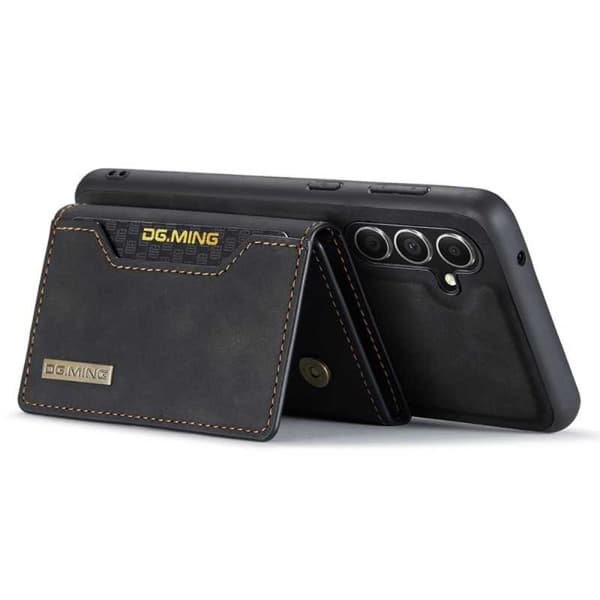 8-SLOTS Samsung S24 stødsikkert cover med magnetisk kortholder DG.MING Afmonter