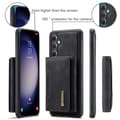 Miniatyrbillede 11 af 11: 8-SLOTS Samsung S24 stødsikkert cover med magnetisk kortholder DG.MING Afmonter